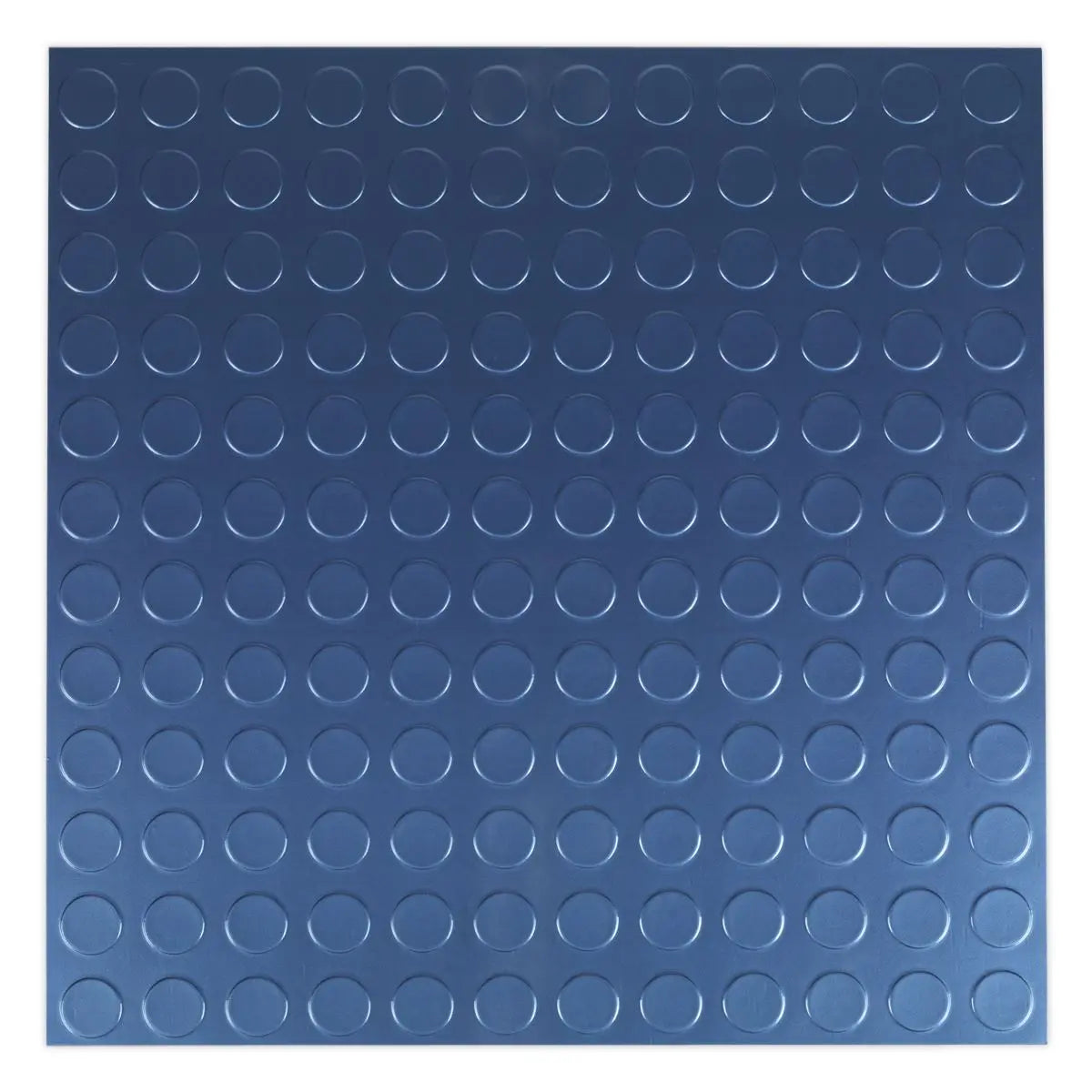 Sealey Vinyl Floor Tile with Peel & Stick Backing - Blue Coin Pack of 16 