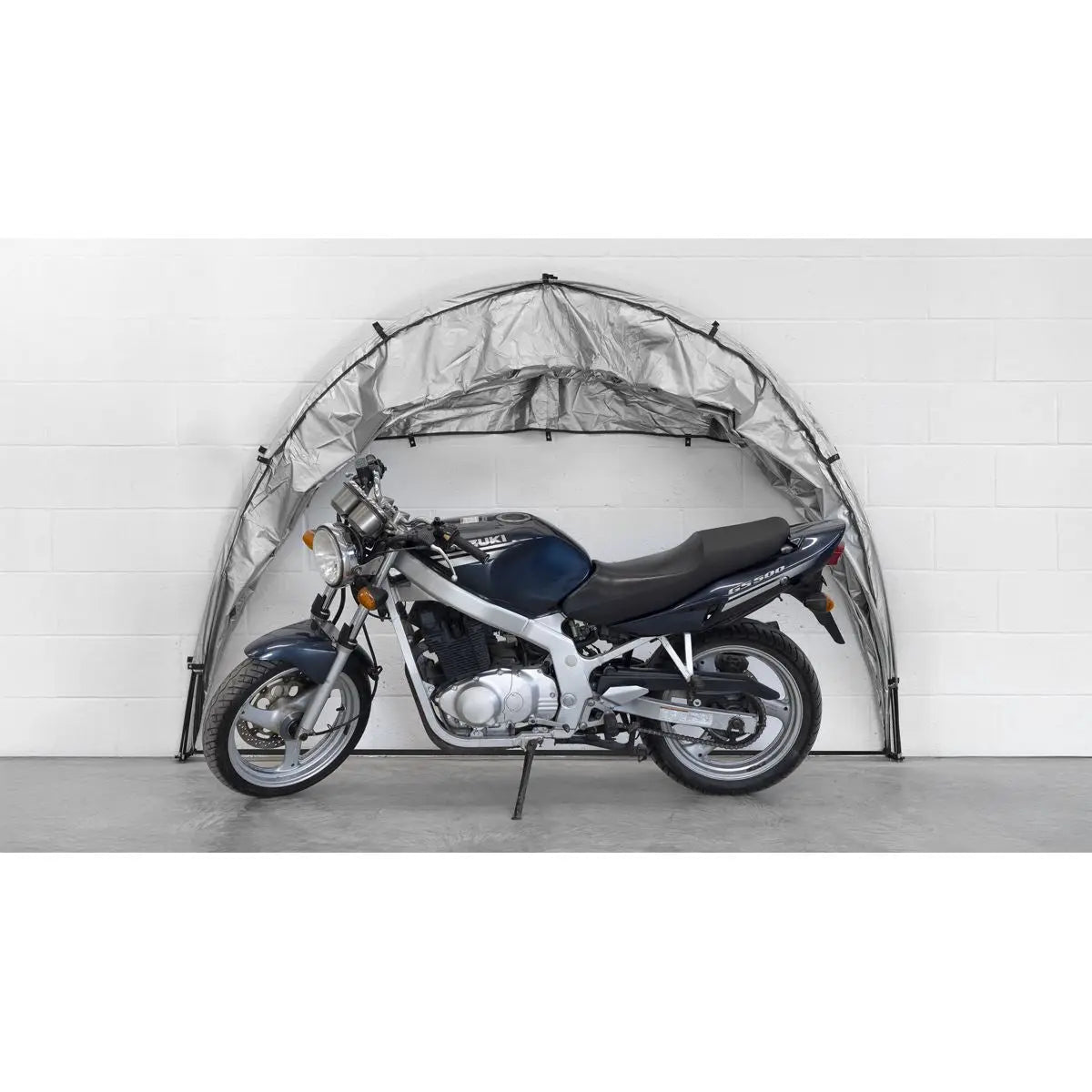 Sealey Wall Mounting Folding Motorcycle Shelter  White Rose Tools