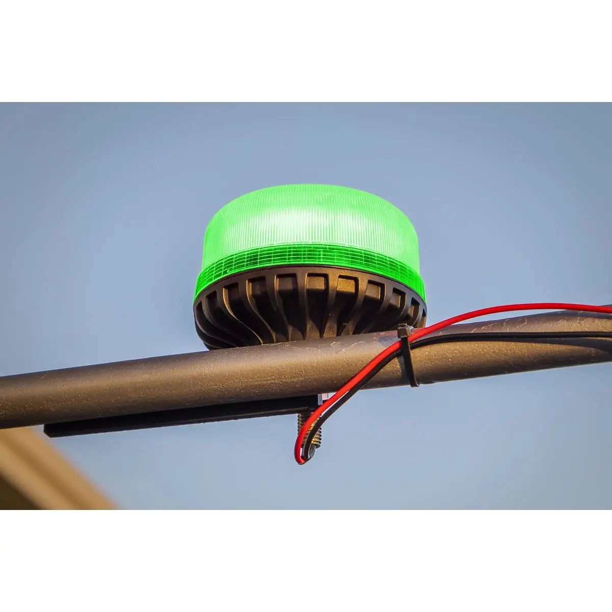 Sealey Warning Beacon SMD LED 12/24V 12mm Bolt Fixing - Green 