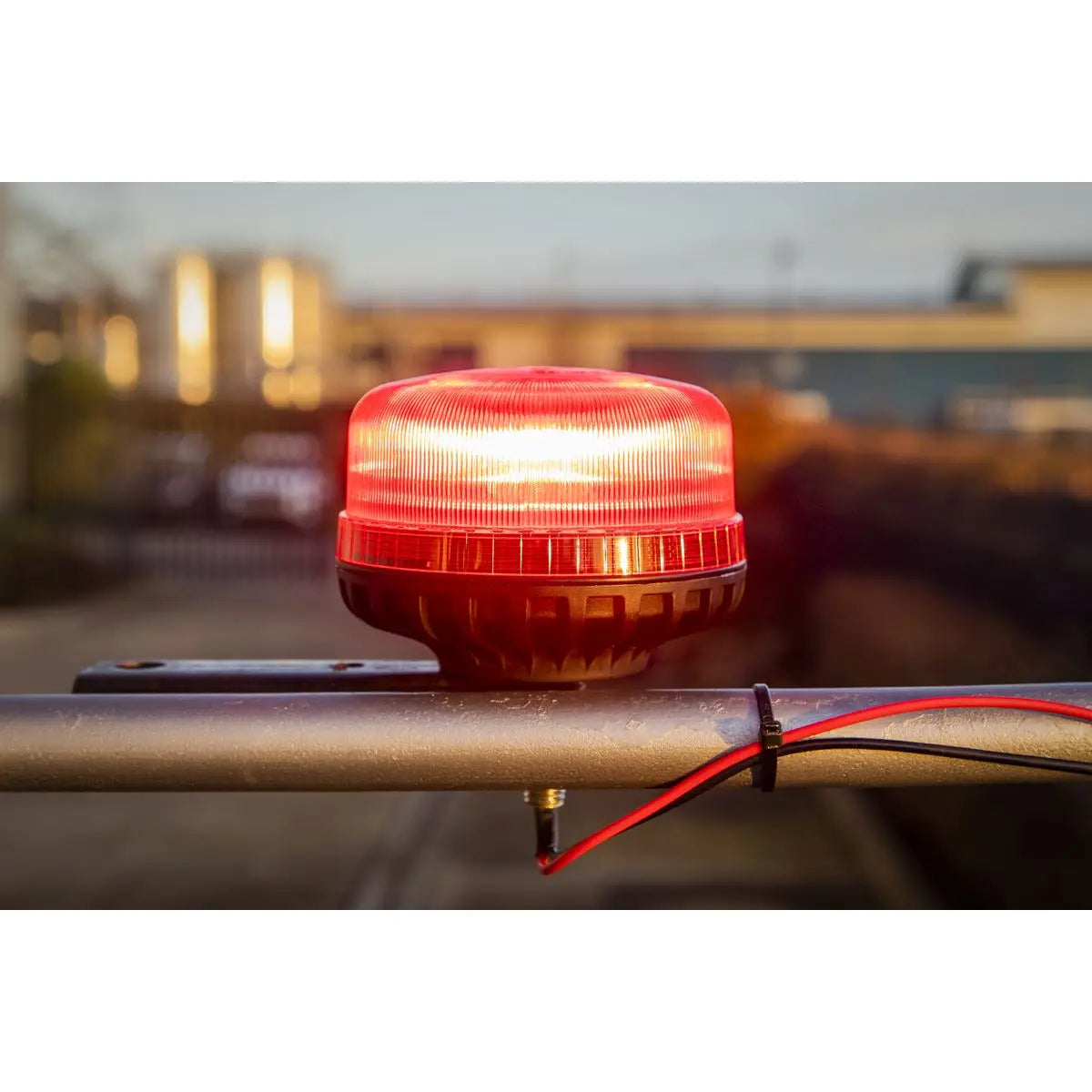 Sealey Warning Beacon SMD LED 12/24V 12mm Bolt Fixing - Red 