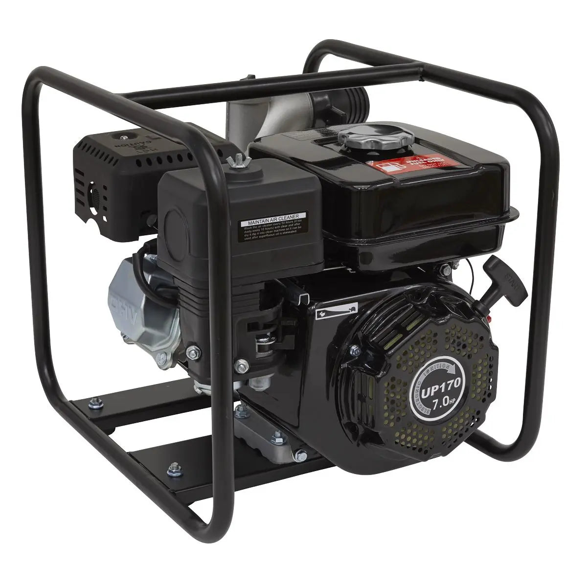 Sealey Water Pump Ø50mm 7hp Petrol Engine 