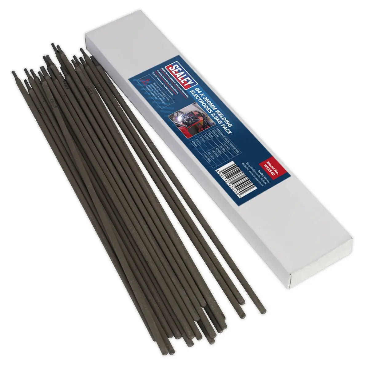 Sealey Welding Electrodes Ø4 x 350mm 2.5kg Pack 