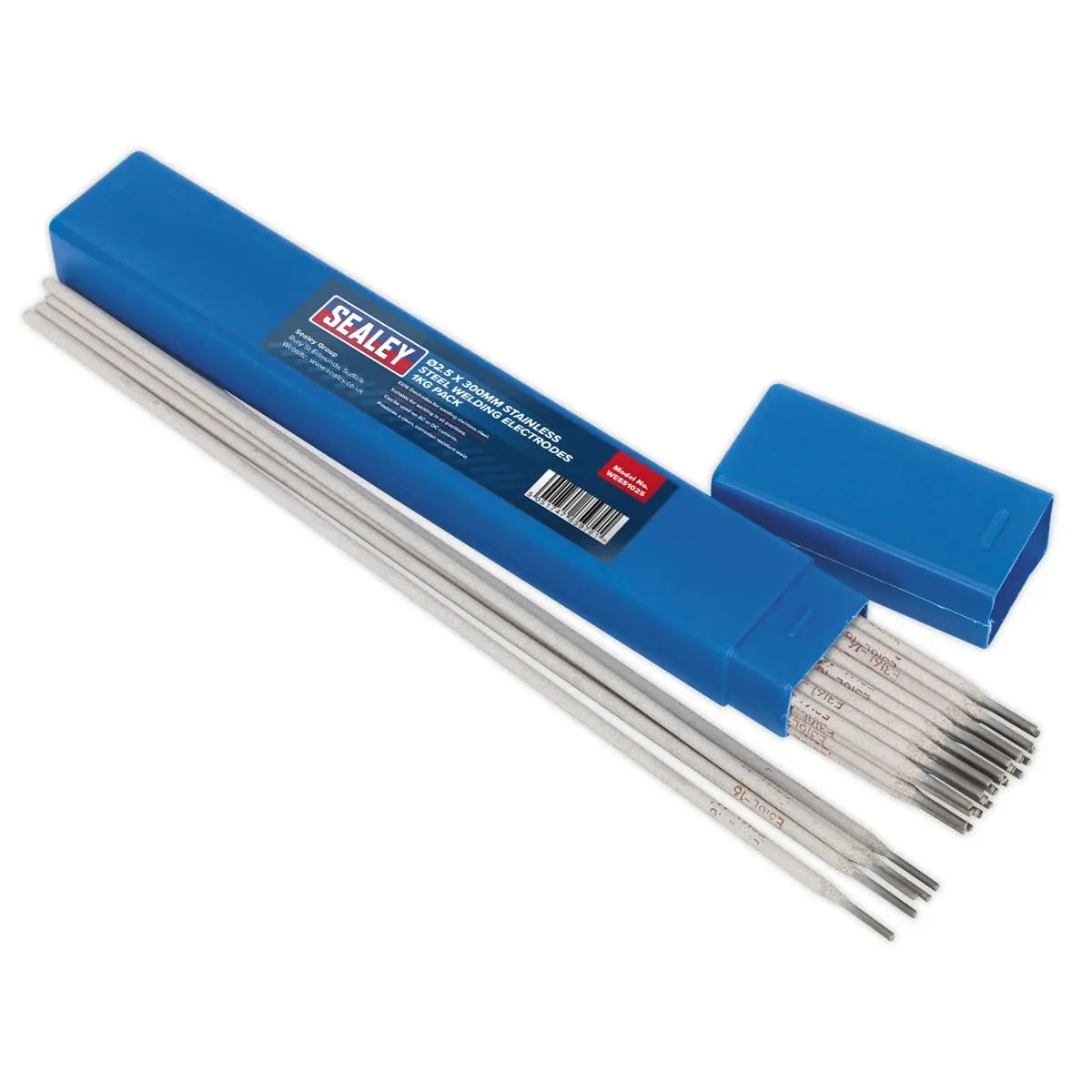 Sealey Welding Electrodes Stainless Steel Ø2.5 x 300mm 1kg Pack 