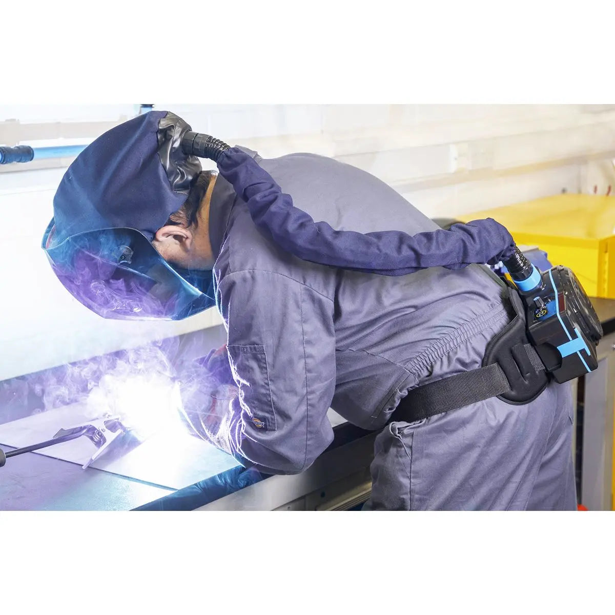 Sealey Welding Helmet with TH1 Powered Air Purifying Respirator (PAPR) Auto Darkening 