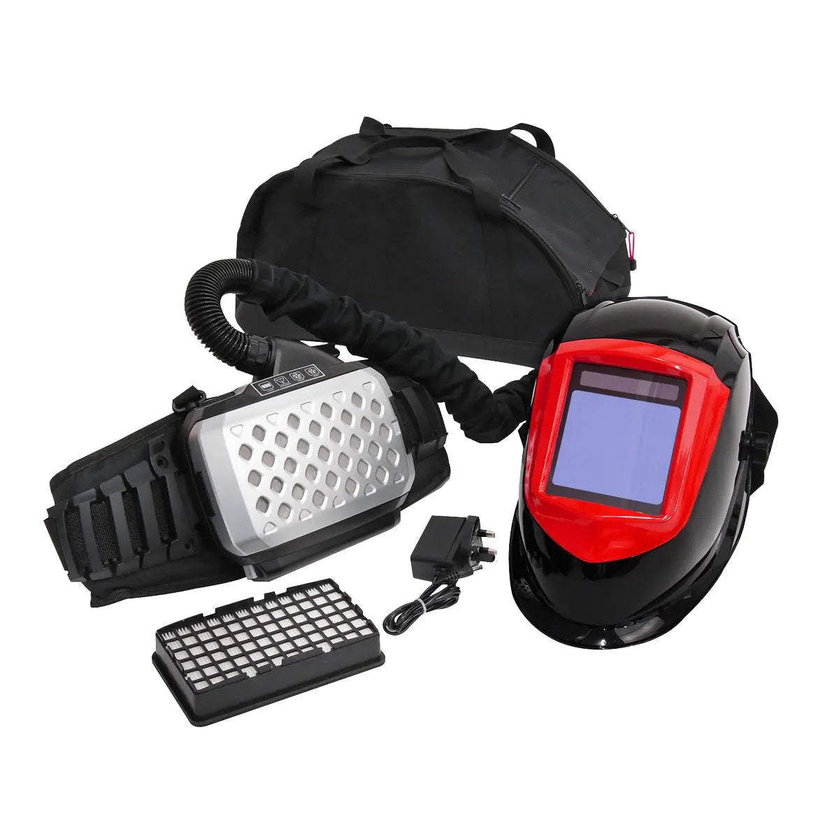 Sealey Welding Helmet with TH3 Powered Air Purifying Respirator (PAPR) Auto Darkening 