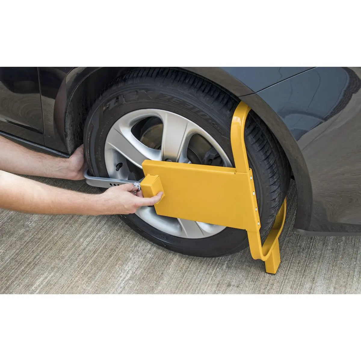 Sealey Wheel Clamp with Lock & Key 