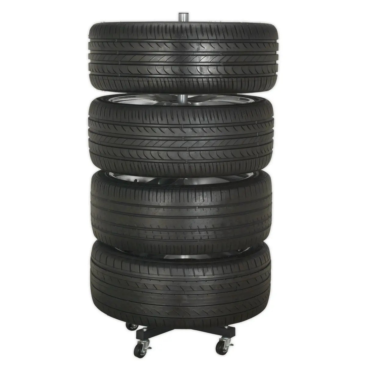 Sealey Wheel Storage Trolley 100kg Capacity 