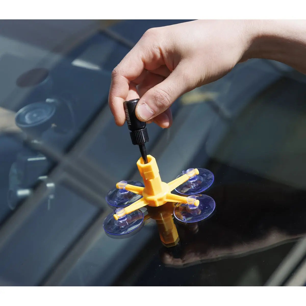 Sealey Windscreen Repair Kit with UV Light  White Rose Tools