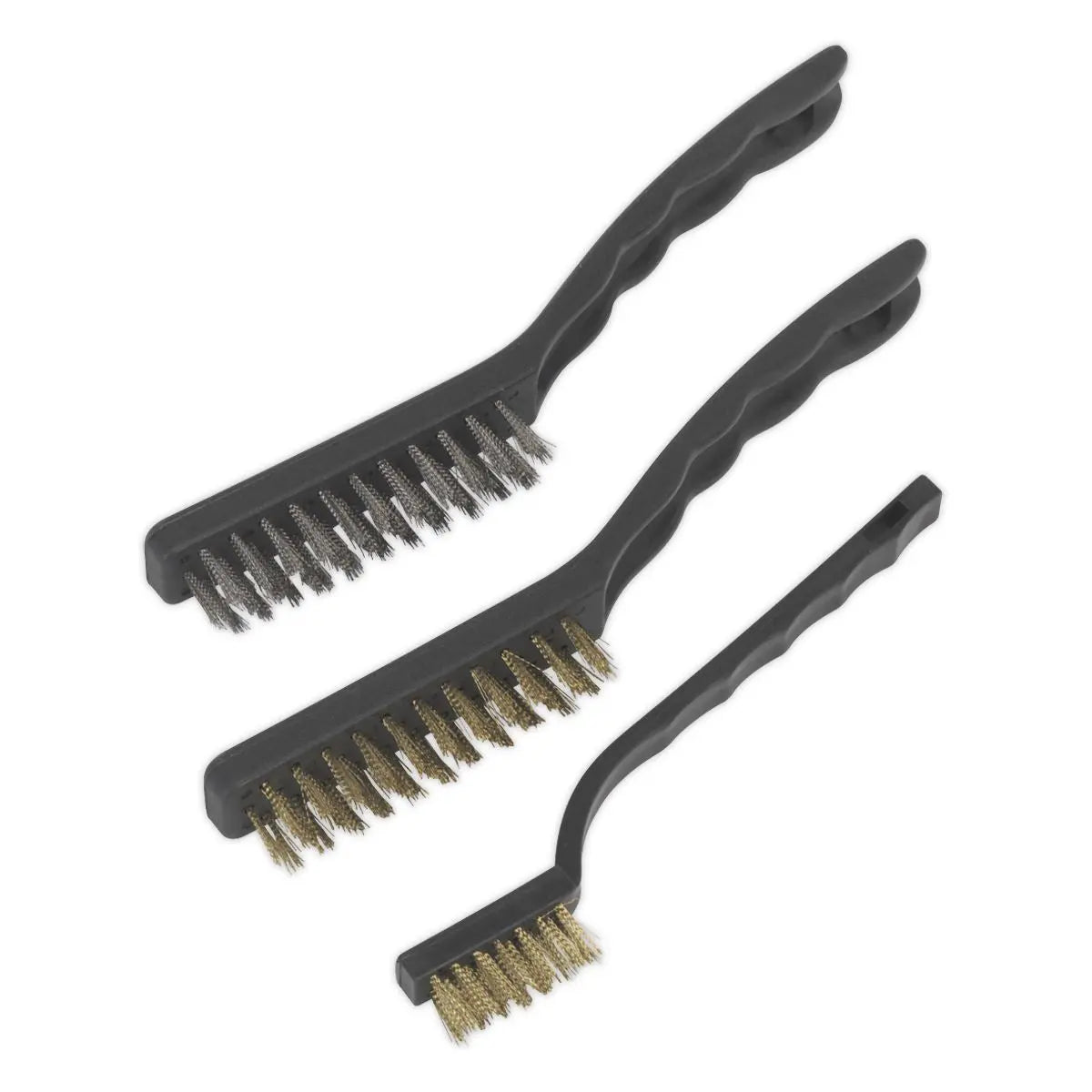 Sealey Wire Brush Set Auto Engineer's 3pc 