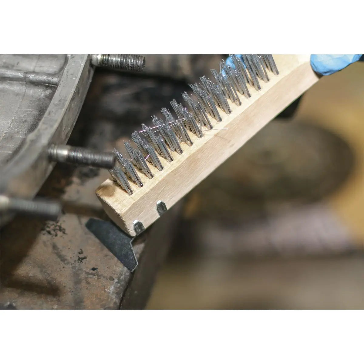 Sealey Wire Brush with Steel Fill & Scraper 260mm 