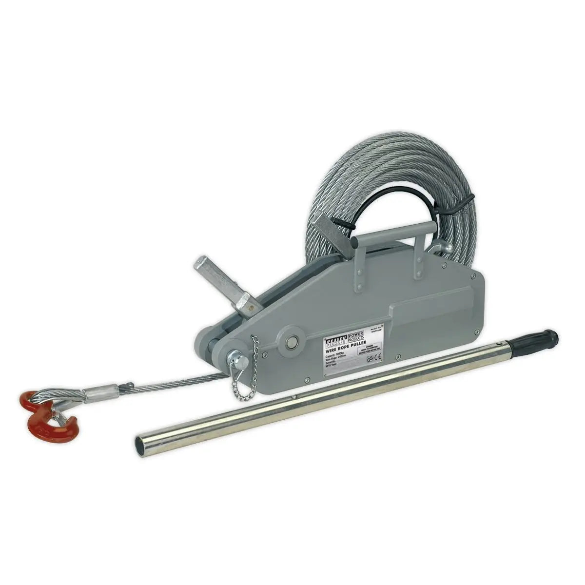 Sealey Wire Rope Puller 1600kg Max Line Force 