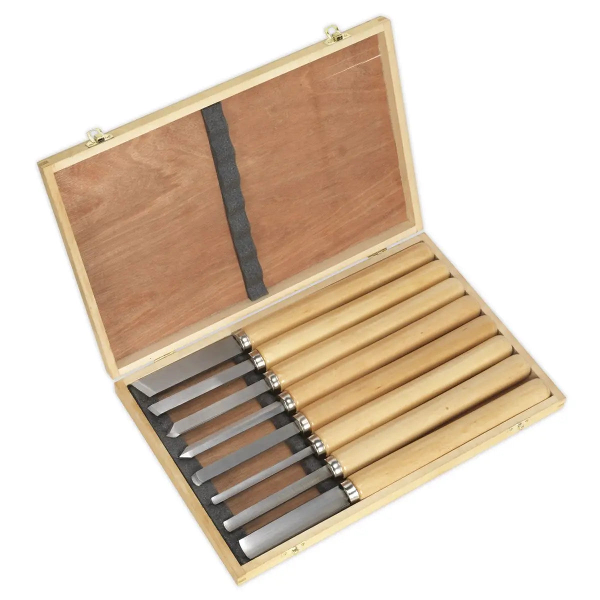 Sealey Wood Turning Chisel Set 8pc 