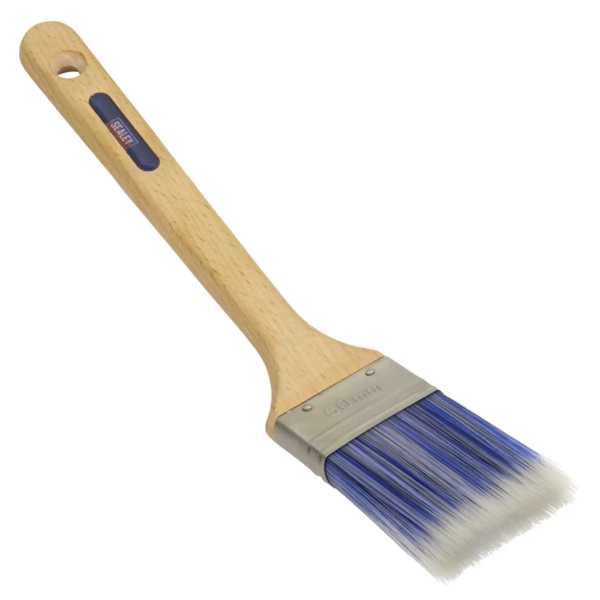 Sealey Wooden Handle Radiator Paint Brush 50mm  White Rose Tools