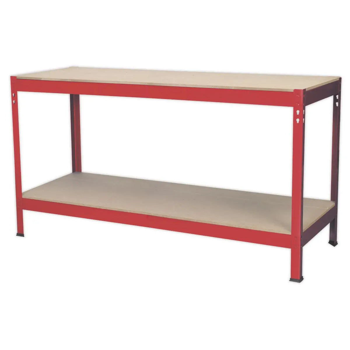 Sealey Workbench 1.53m Steel Wooden Top 