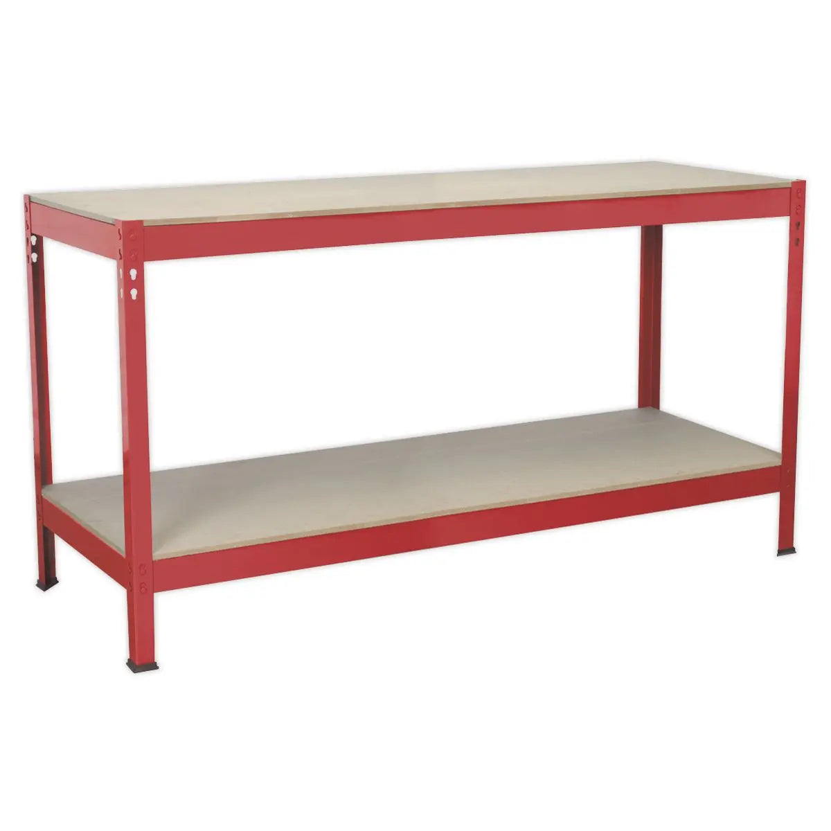Sealey Workbench 1.53m Steel Wooden Top 