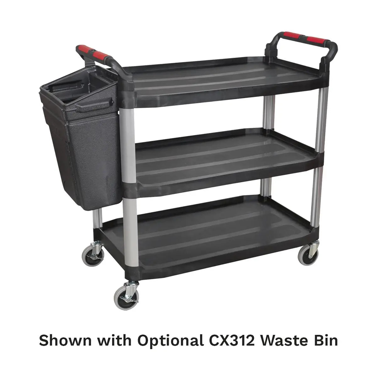 Sealey Workshop Trolley 3-Level Composite - 3 Wall 