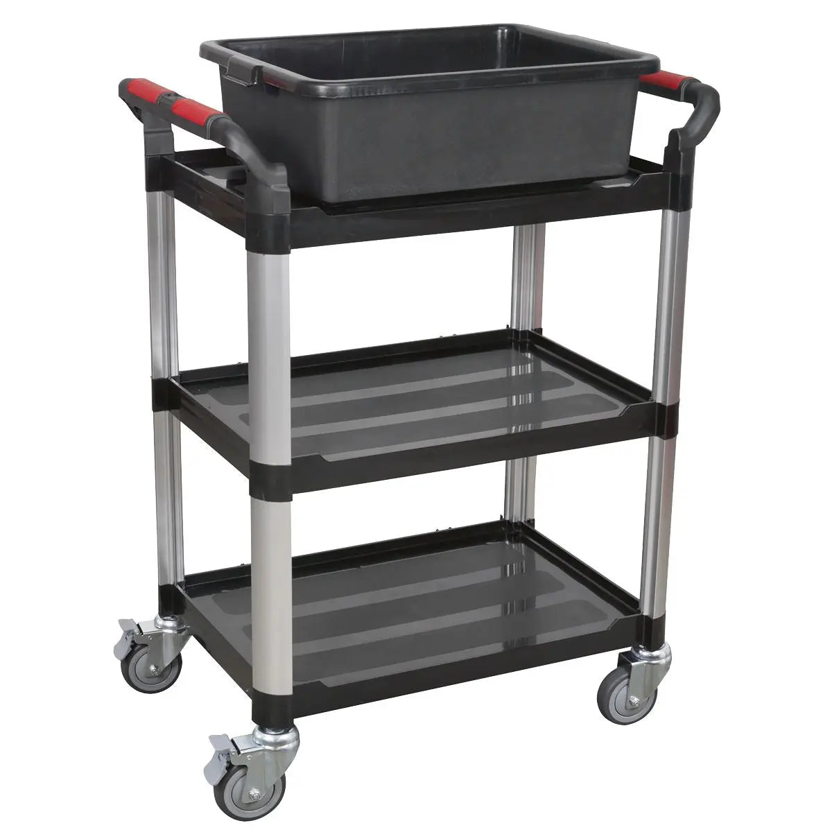 Sealey Workshop Trolley 3-Level Composite - 3 Wall 