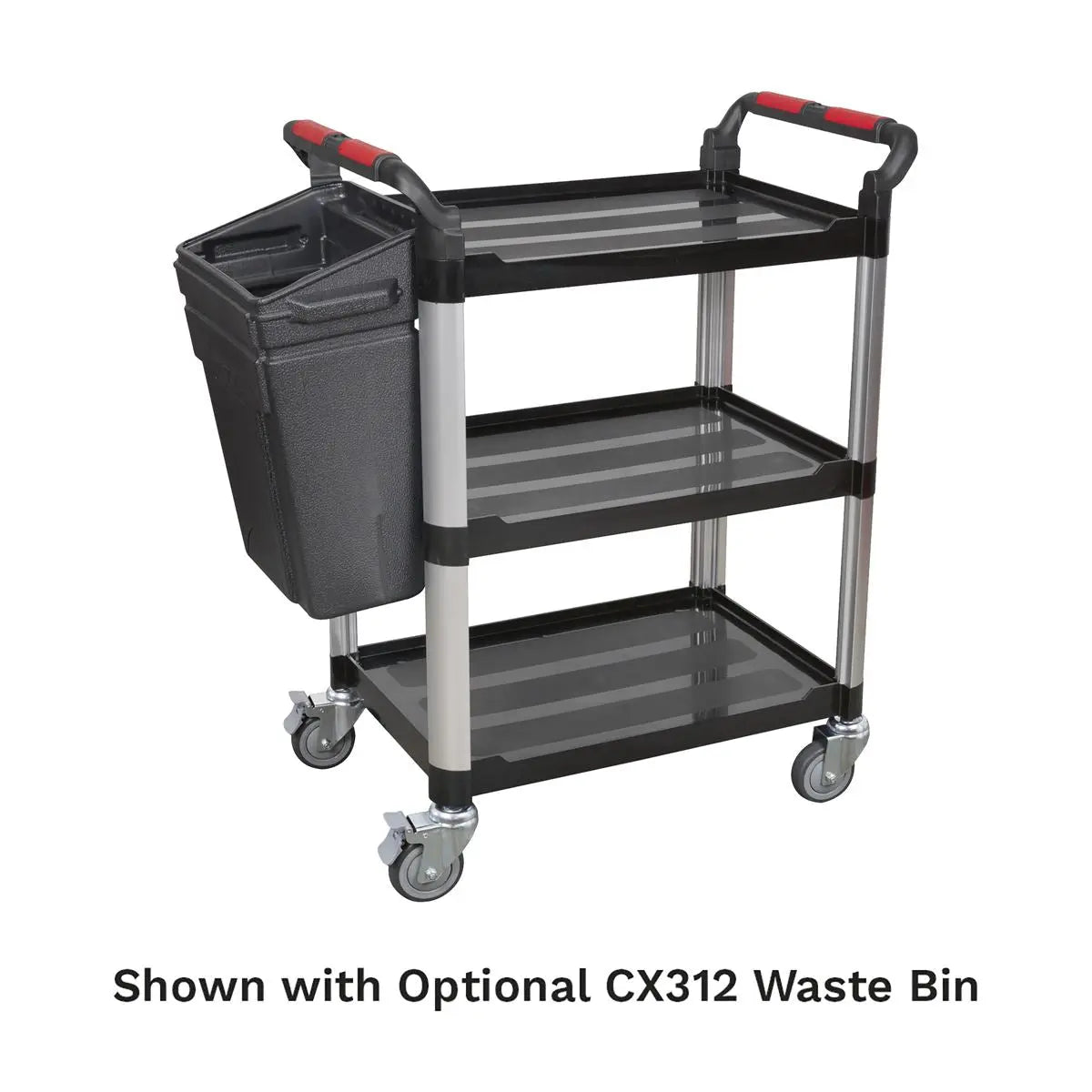 Sealey Workshop Trolley 3-Level Composite - 3 Wall 