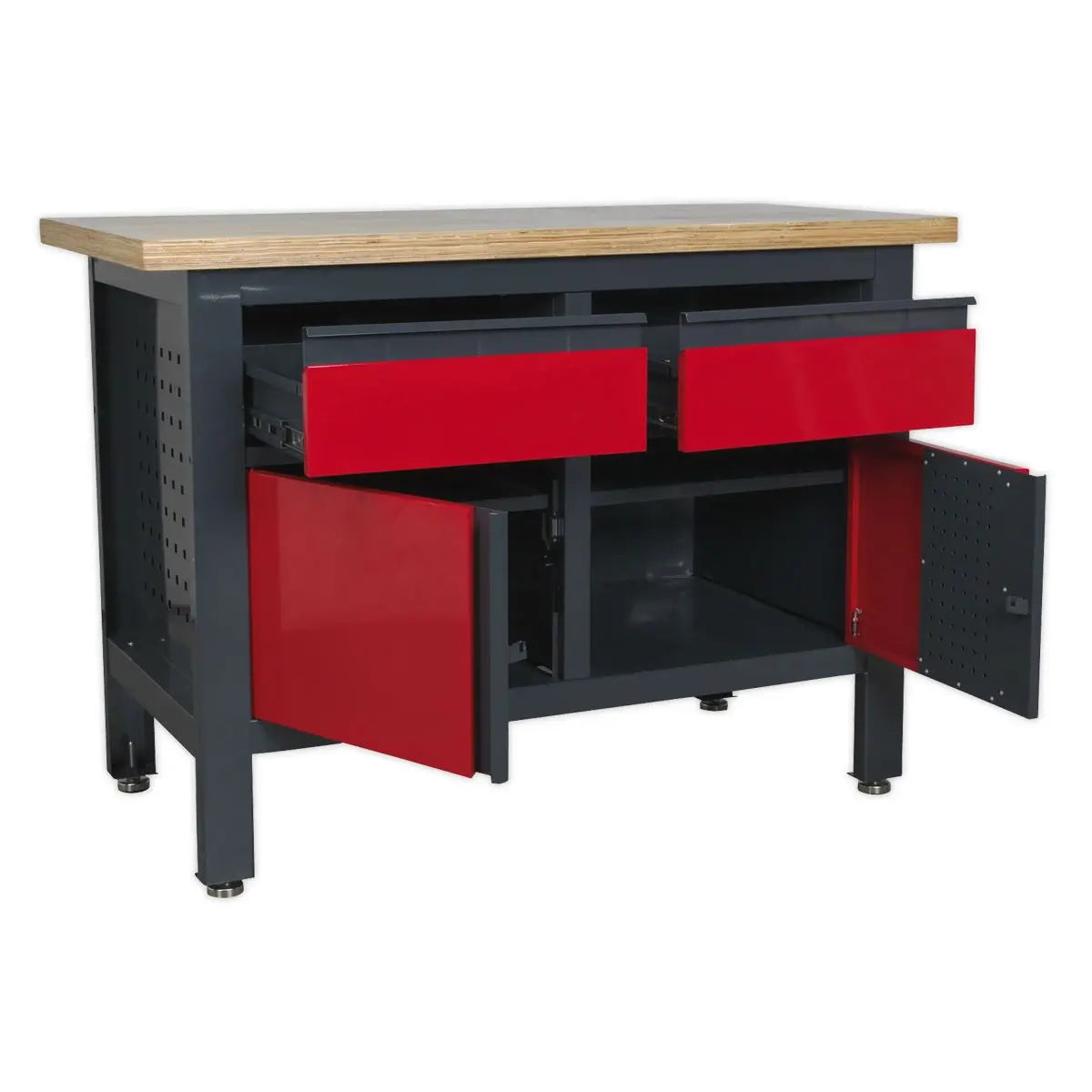 Sealey Workstation with 2 Drawers & 2 Cupboards 