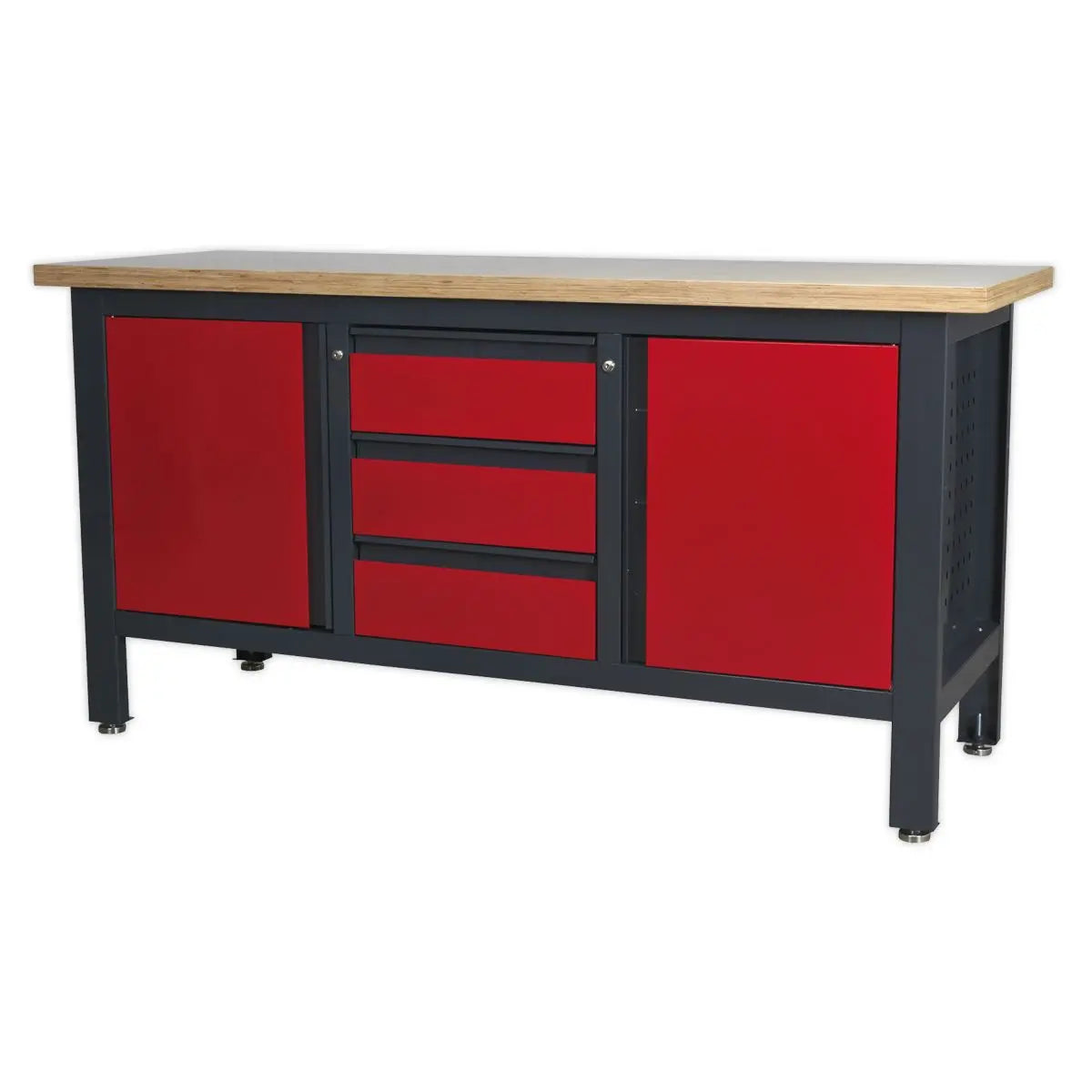 Sealey Workstation with 3 Drawers & 2 Cupboards 