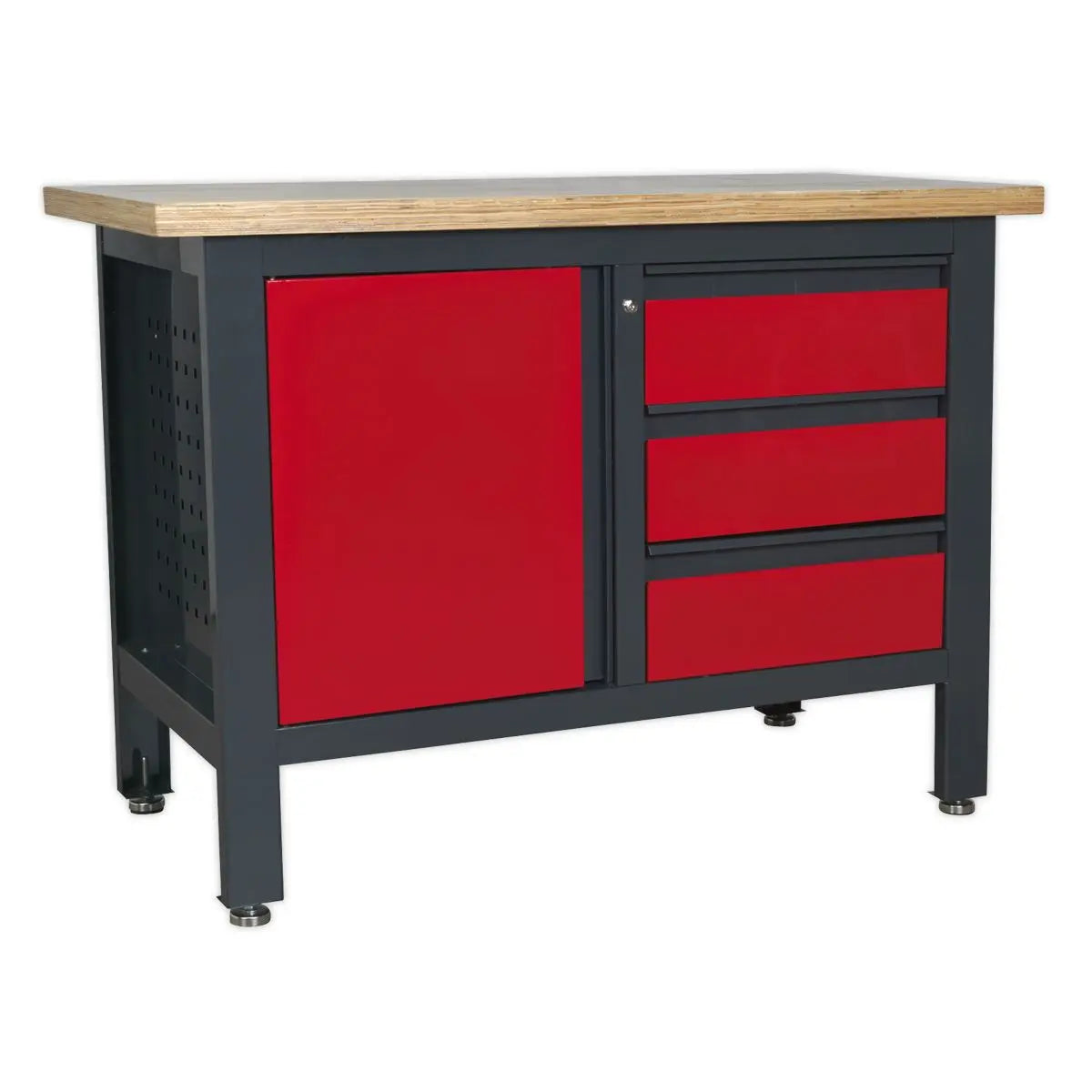 Sealey Workstation with 3 Drawers & Cupboard 
