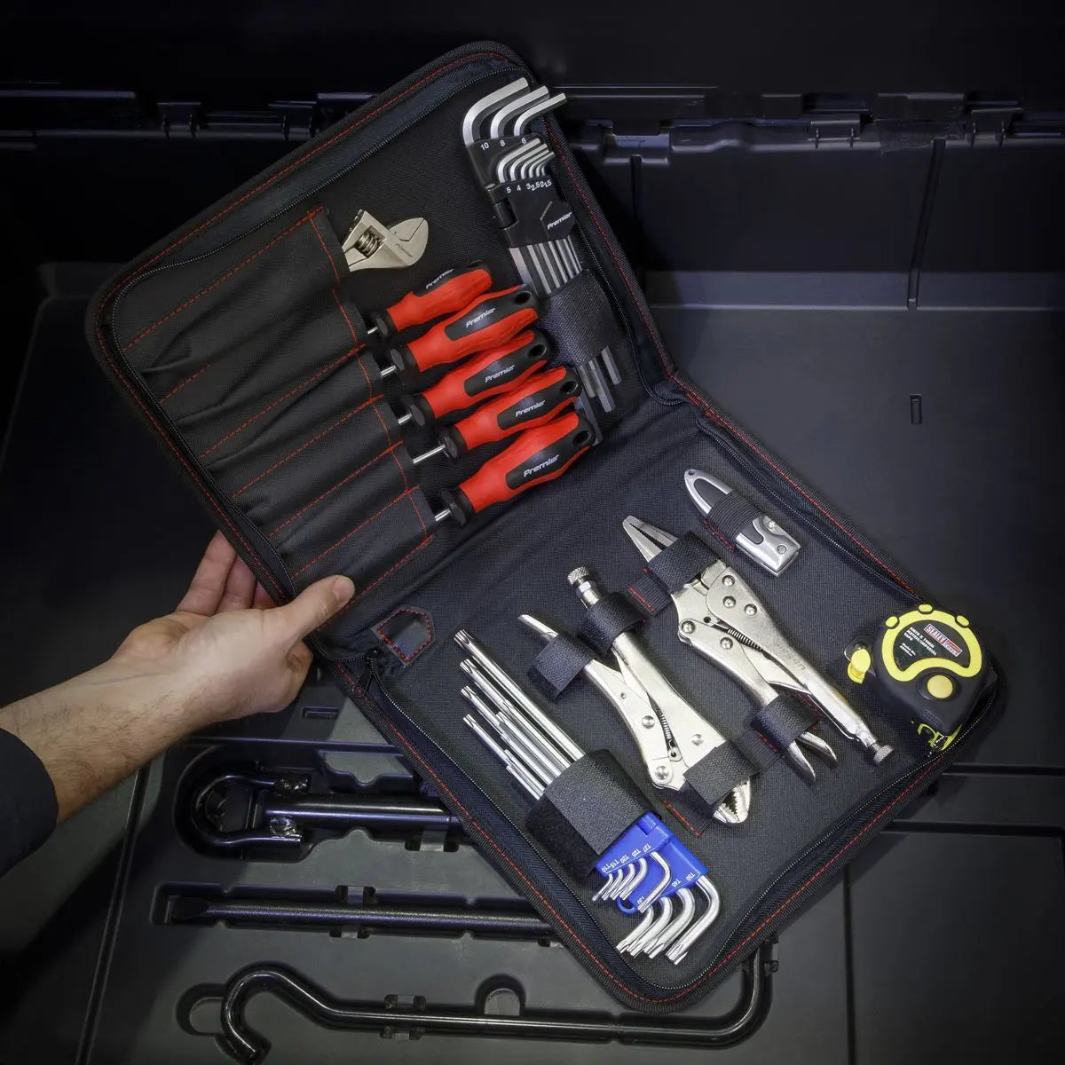 Sealey Zipped Tool Pouch 6-Pocket 