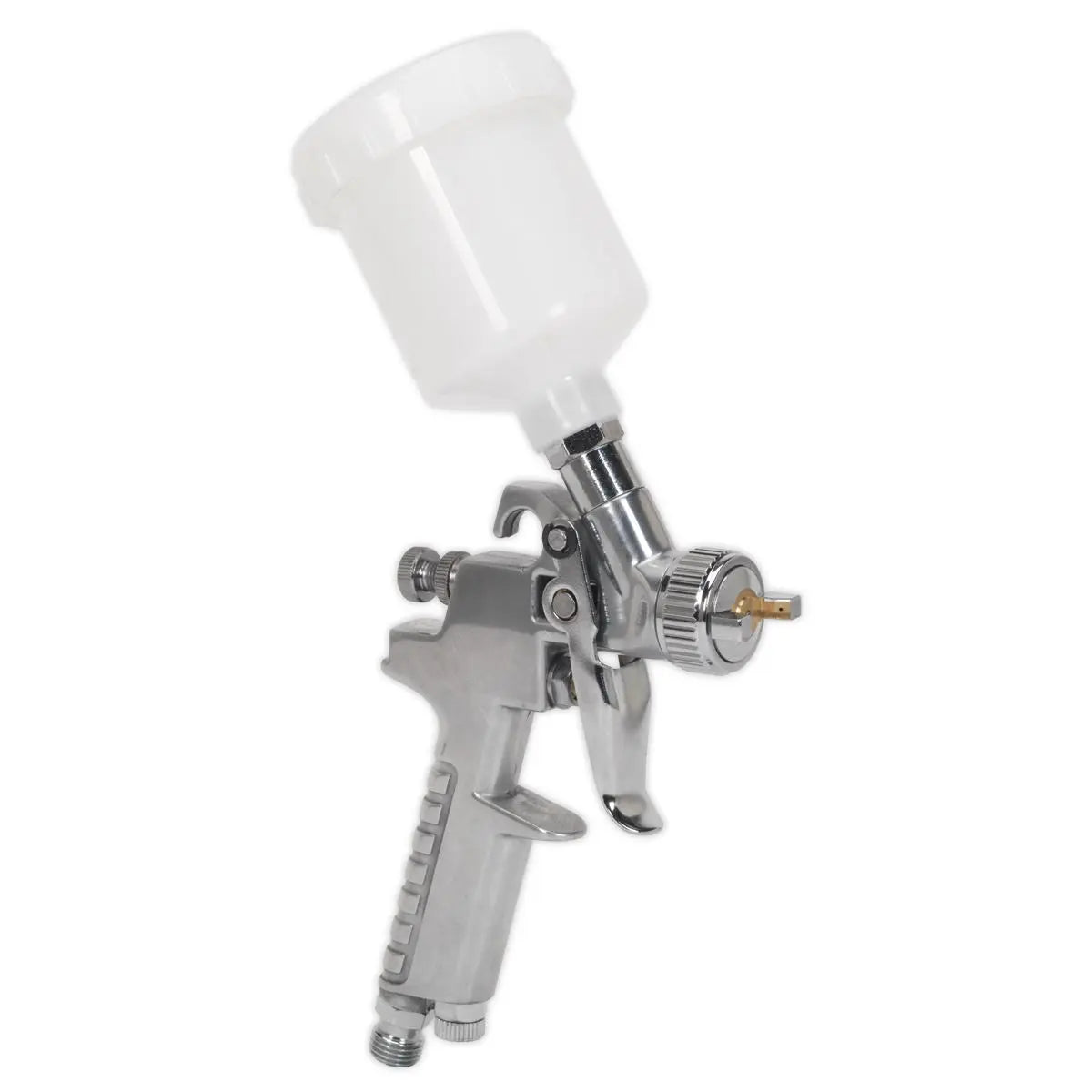 Siegen 1.0mm Set Up Gravity Feed Touch Up Spray Gun Paint Car Bodyshop Panel 