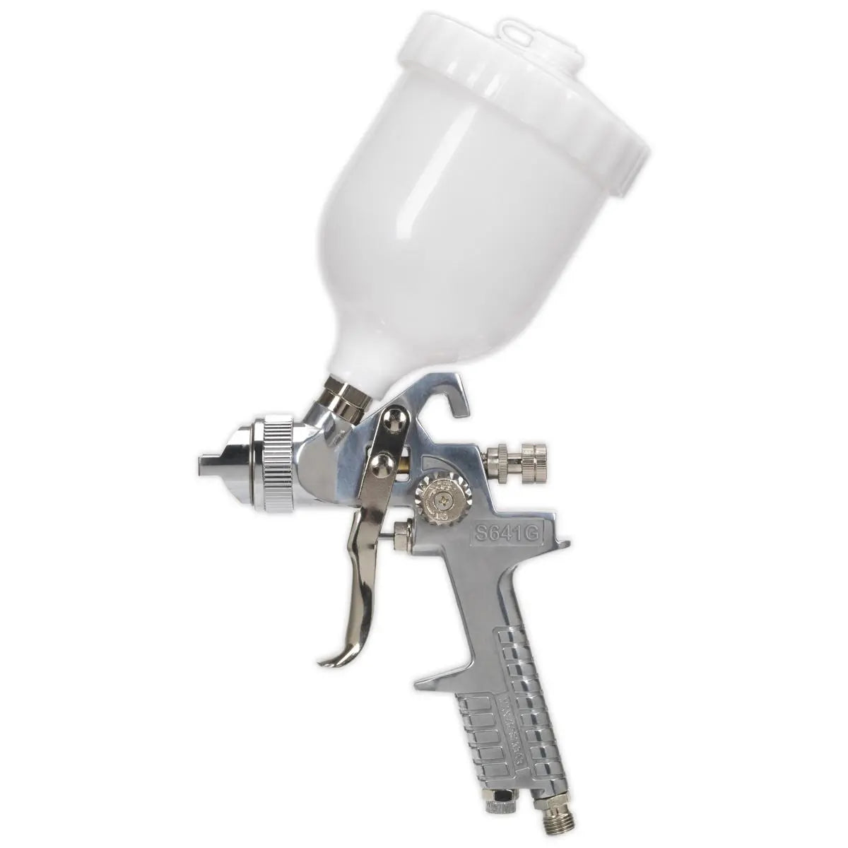 Siegen 1.4mm Set Up Gravity Feed Spray Gun Paint Car Bodyshop Panel Garage 