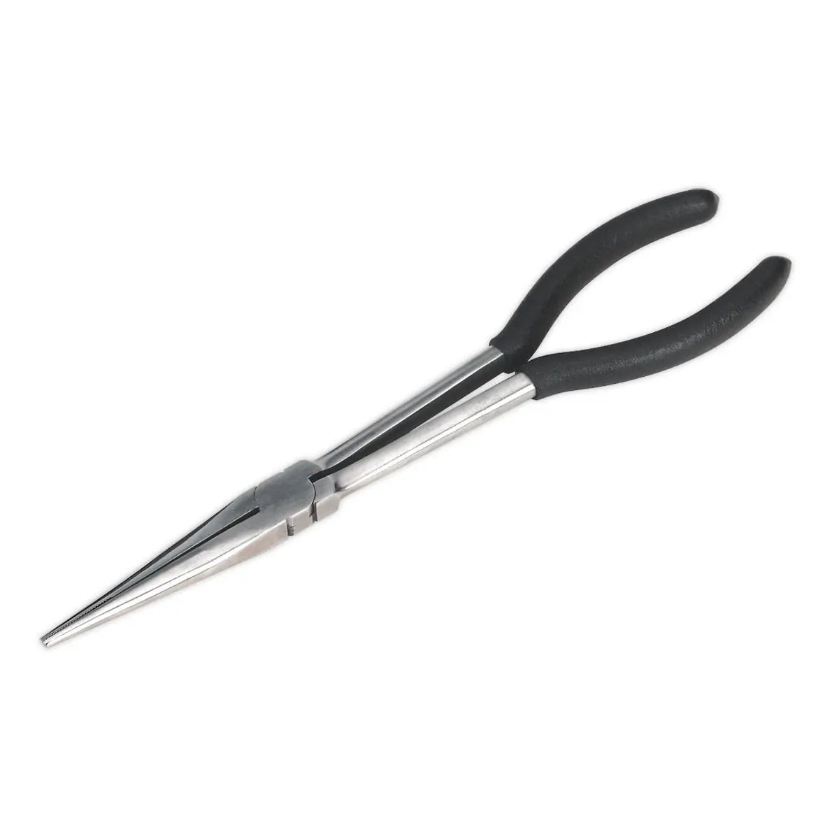 Siegen 280mm Straight Needle Nose Pliers Cushion Grip Handles Polished Finish 