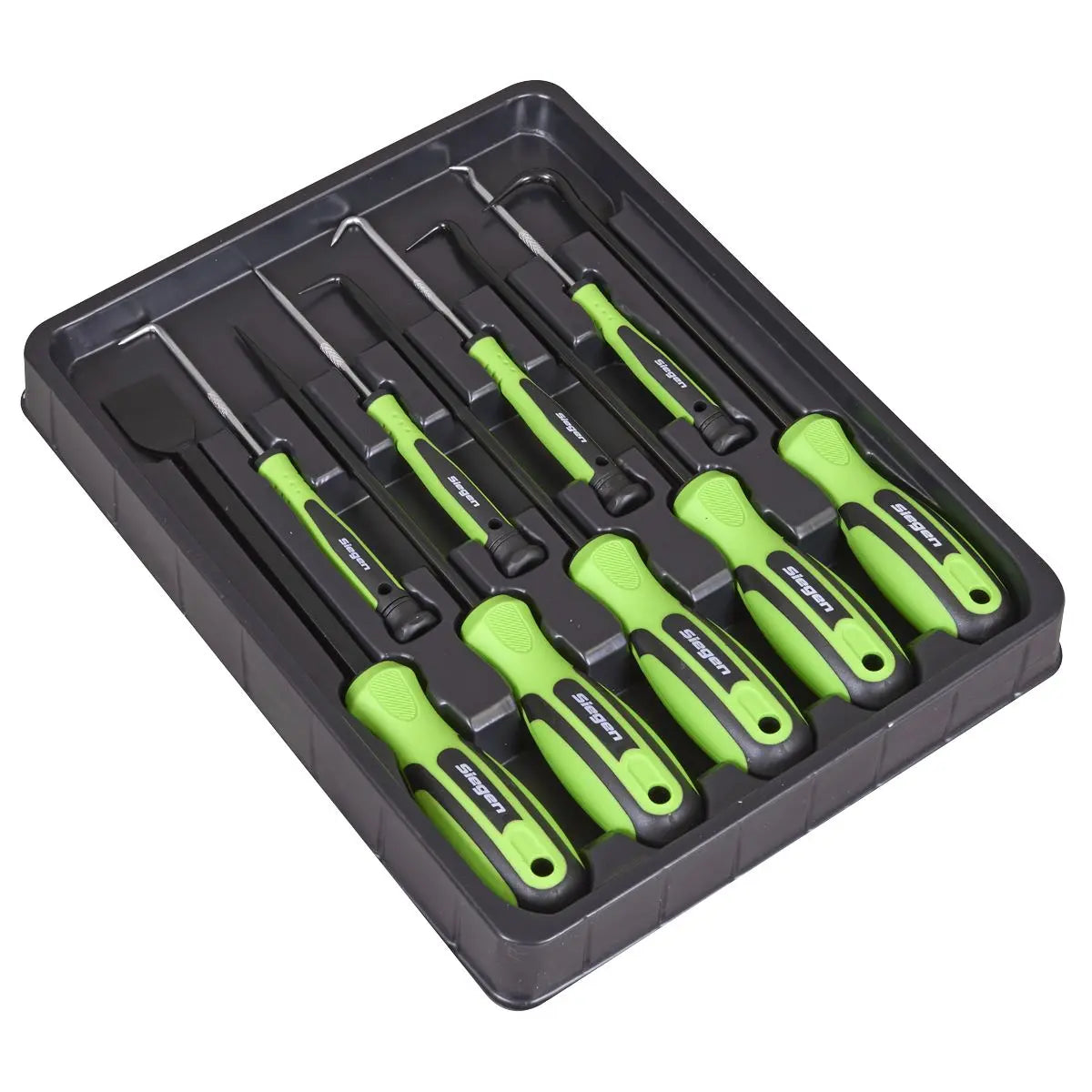 Siegen 9 Piece Scraper and Hook Set Hose Removal Gasket Scraping Pin Clip Picking 