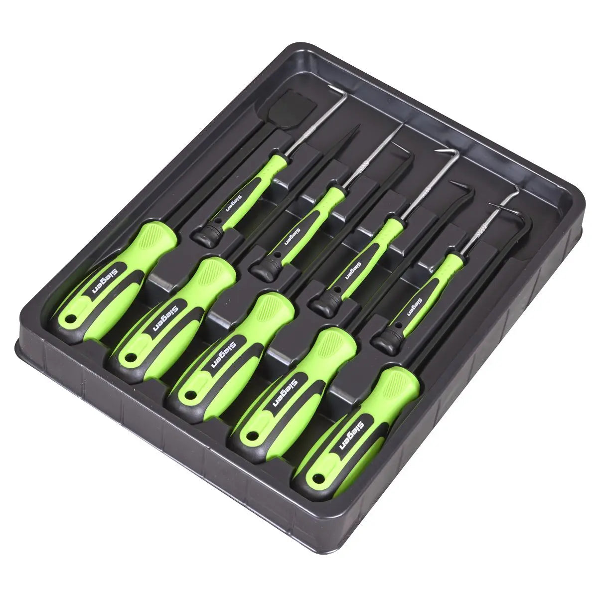 Siegen 9 Piece Scraper and Hook Set Hose Removal Gasket Scraping Pin Clip Picking 