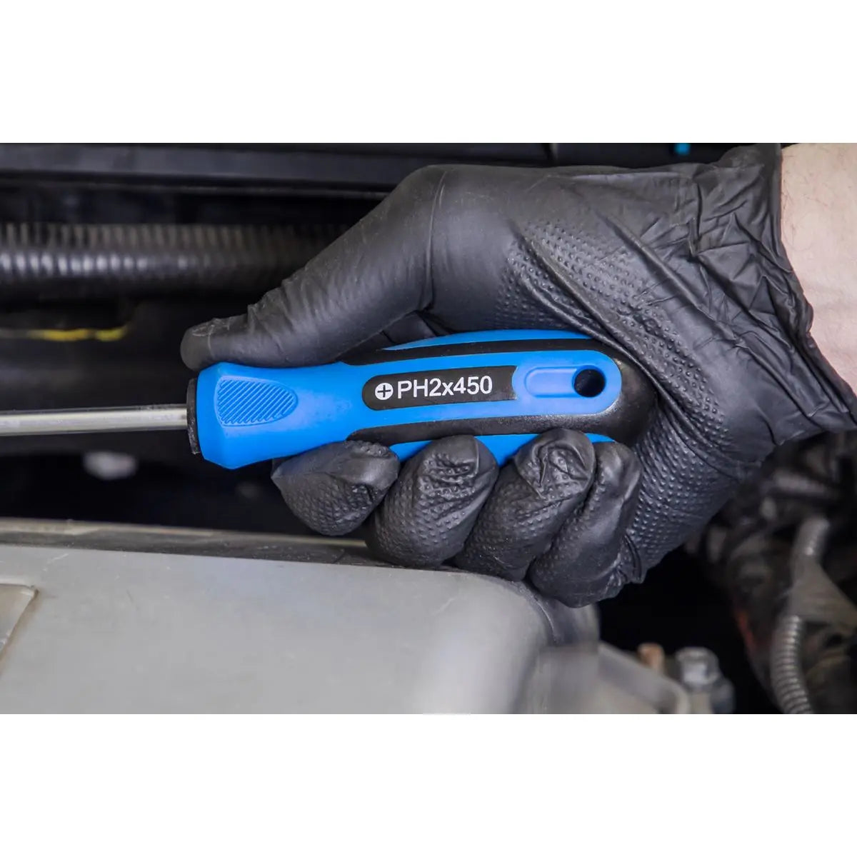 Siegen Screwdriver Set Extra Long Magnetised Tip Colour Coded Phillips Slotted  White Rose Tools