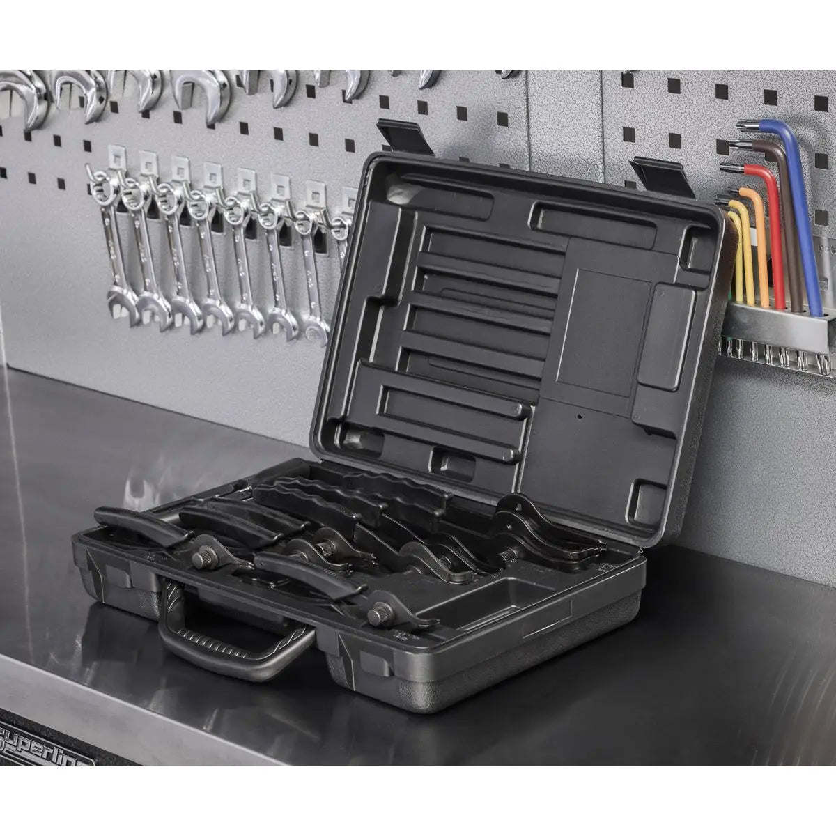 Siegen by Sealey Circlip Pliers Set 10pc Internal/External 