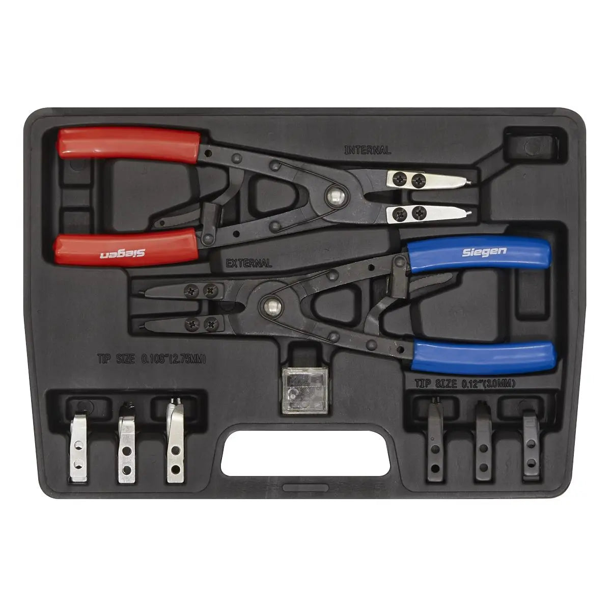 Siegen by Sealey Circlip Pliers Set Internal/External 265mm 