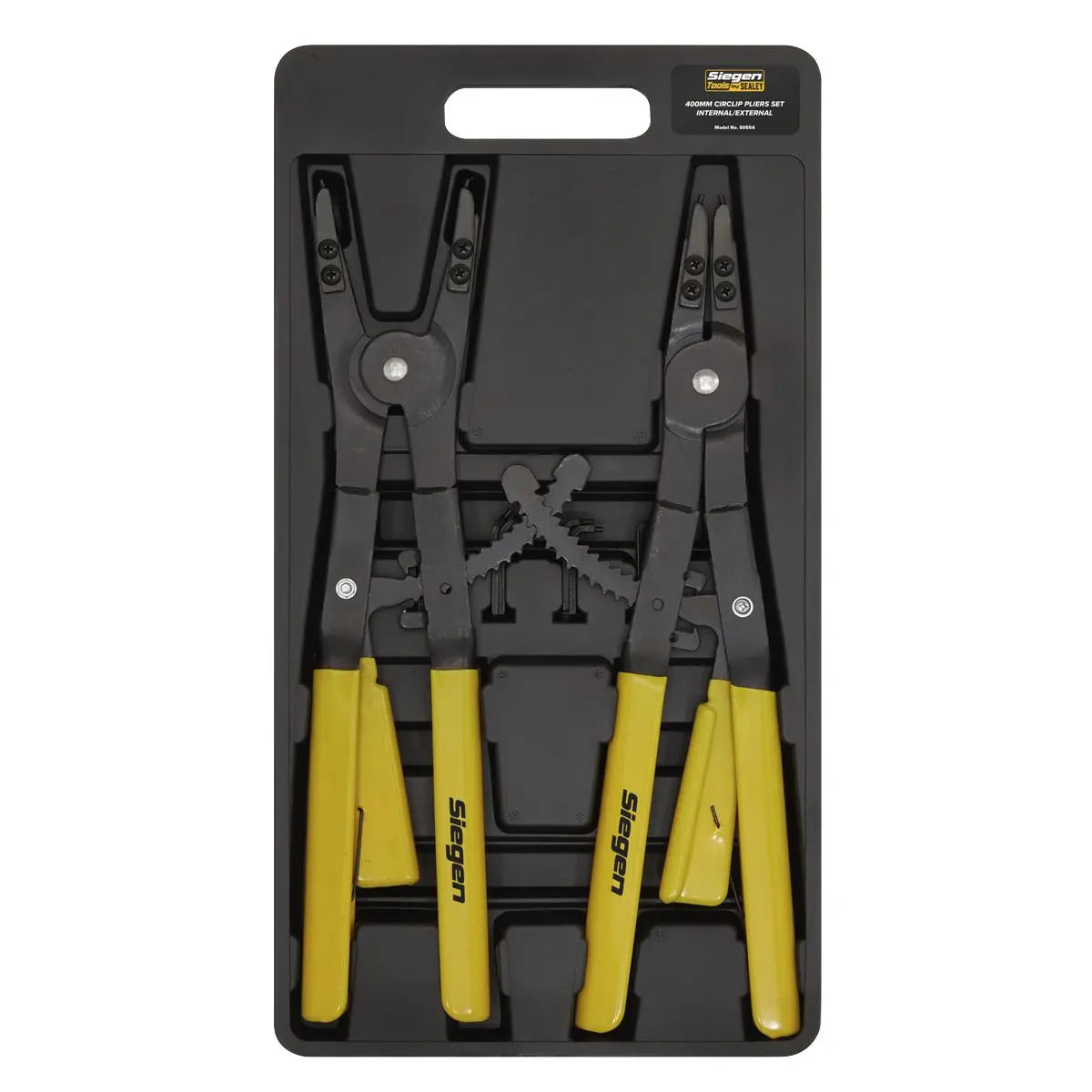 Siegen by Sealey Circlip Pliers Set Internal/External 400mm 