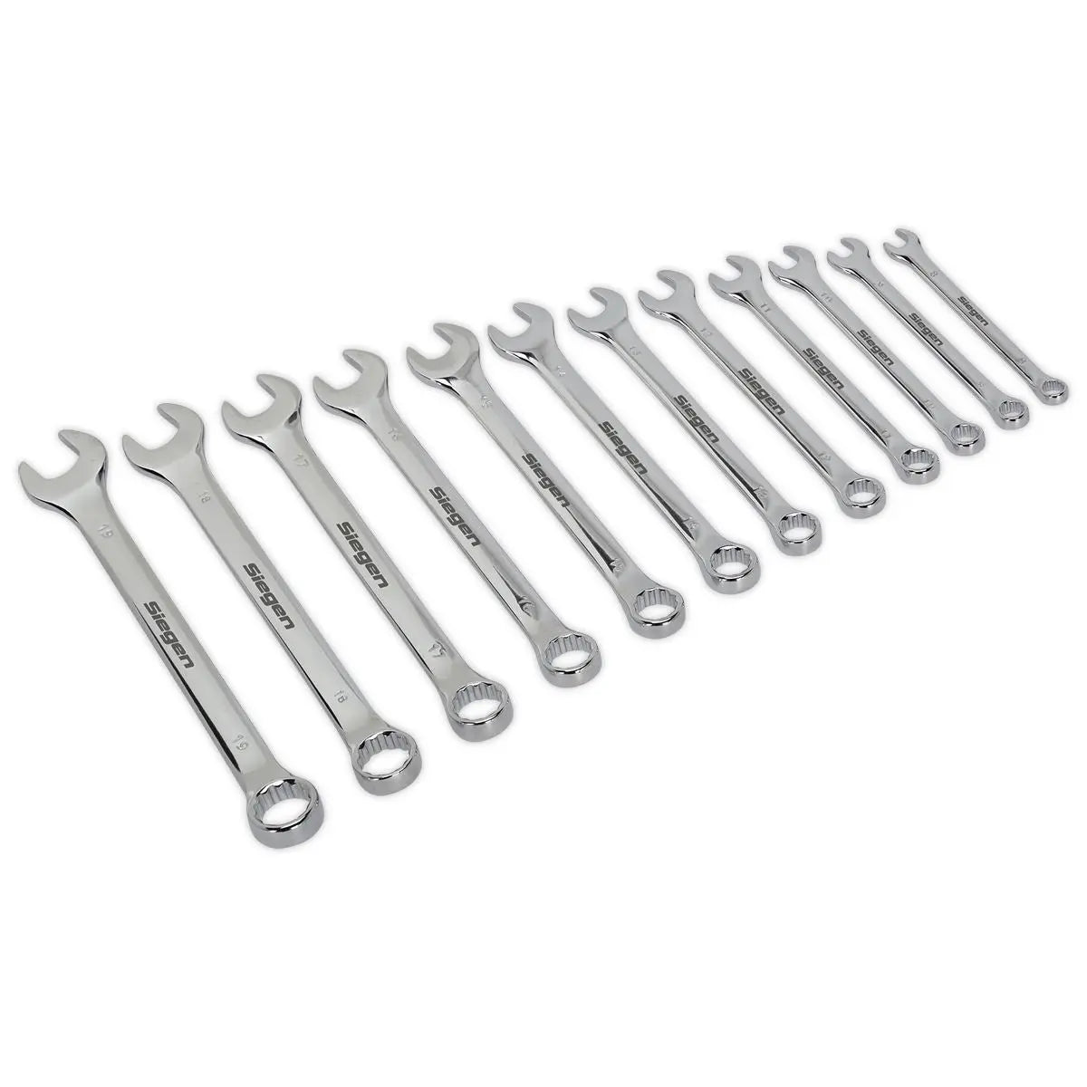 Siegen by Sealey Combination Spanner Set 12pc Metric 