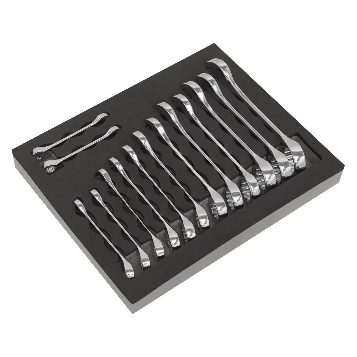 Siegen by Sealey Combination Spanner Set 14pc Stubby 