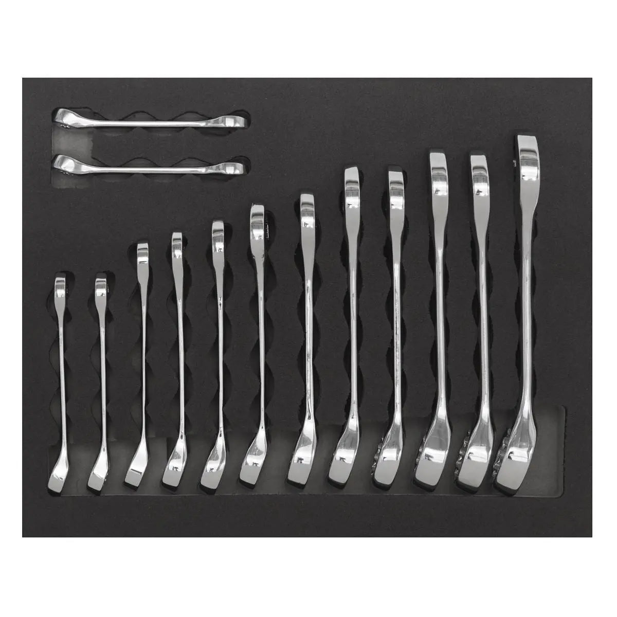 Siegen by Sealey Combination Spanner Set 14pc Stubby 