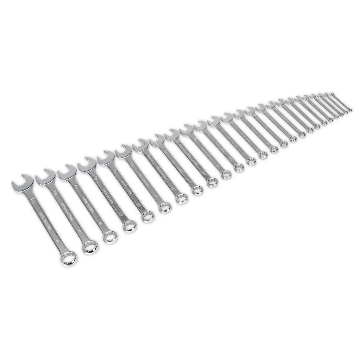 Siegen by Sealey Combination Spanner Set 25pc Jumbo Metric 