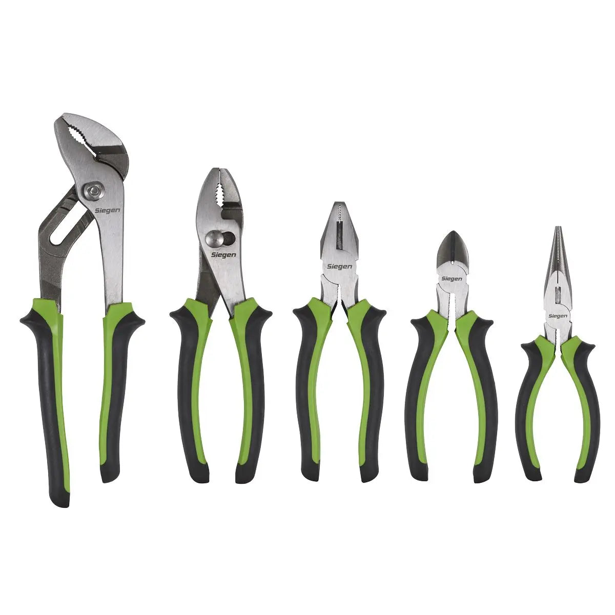Siegen by Sealey Comfort Grip Pliers Set 5pc 