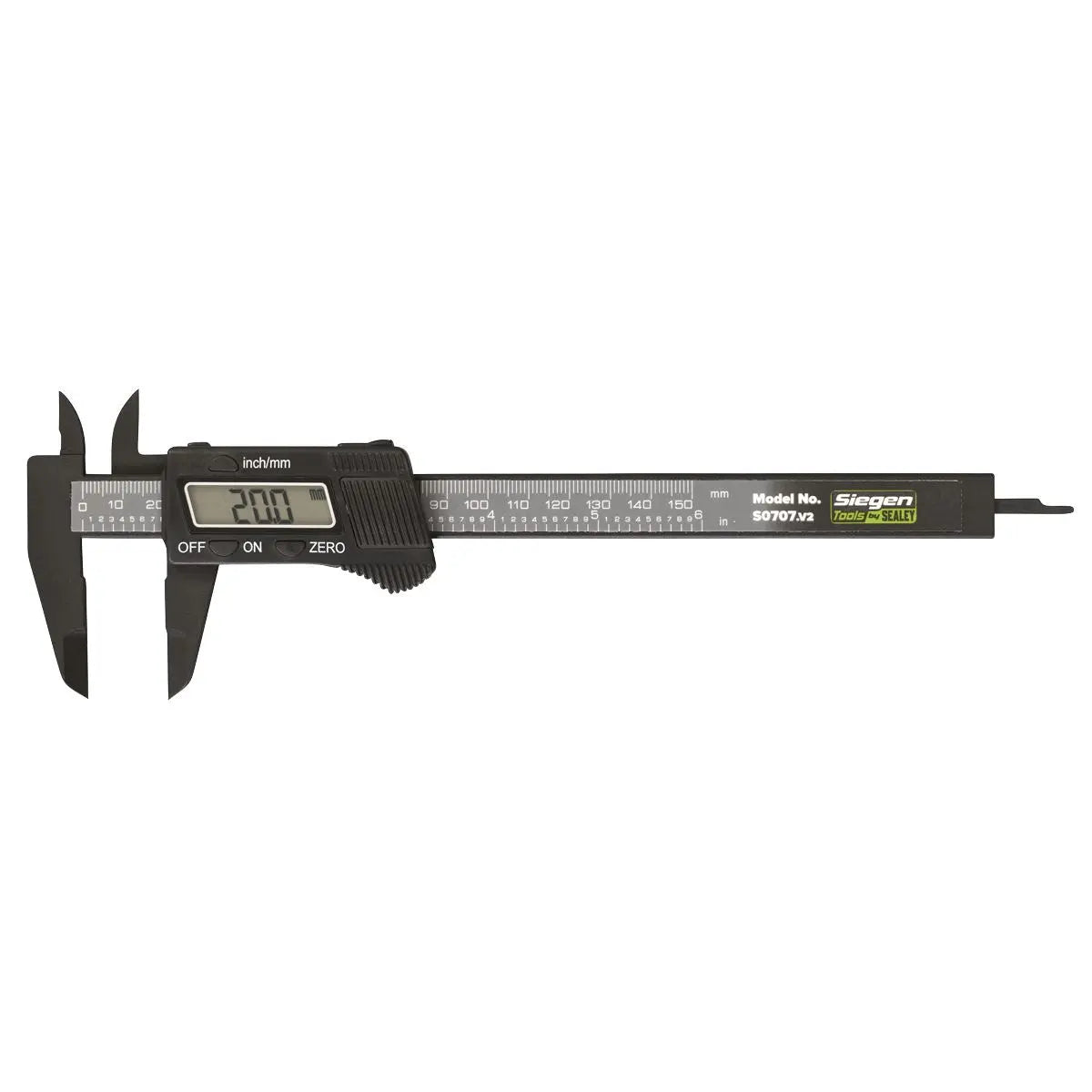 Siegen by Sealey Digital Electronic Vernier Caliper 0-150mm(0-6") 
