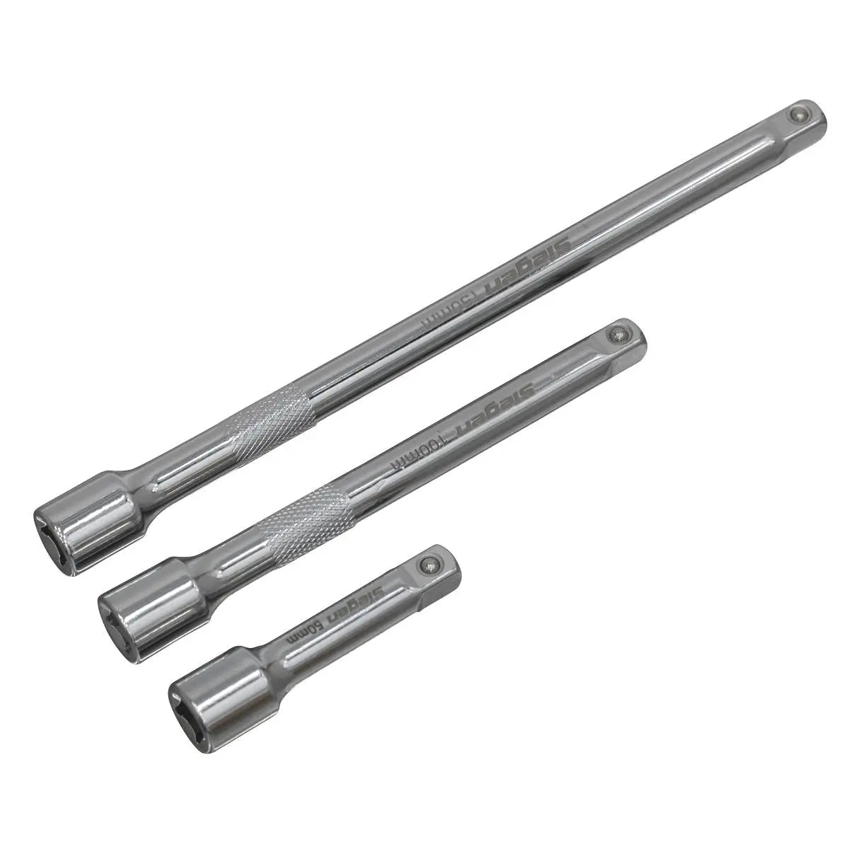Siegen by Sealey Extension Bar Set 3pc 1/4"Sq Drive 