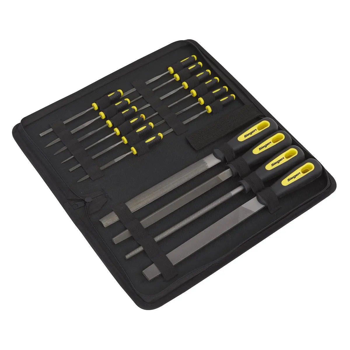 Siegen by Sealey File Set 16pc Engineer's & Needle 