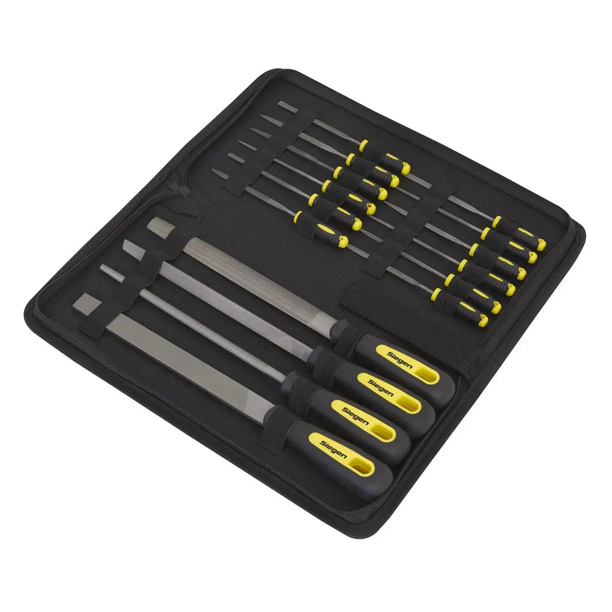 Siegen by Sealey File Set 16pc Engineer's & Needle 