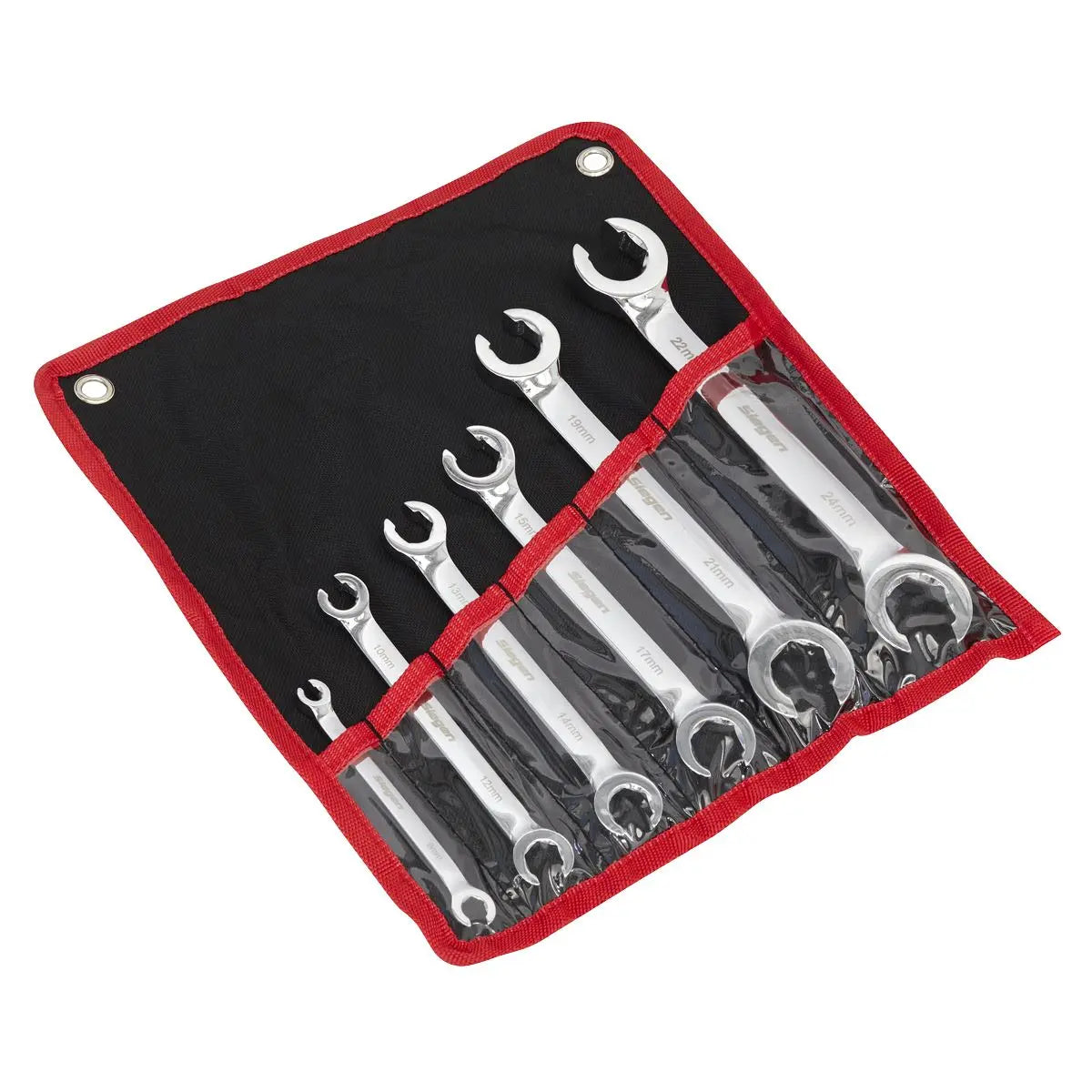 Siegen by Sealey Flare Nut Spanner Set 6pc Metric 