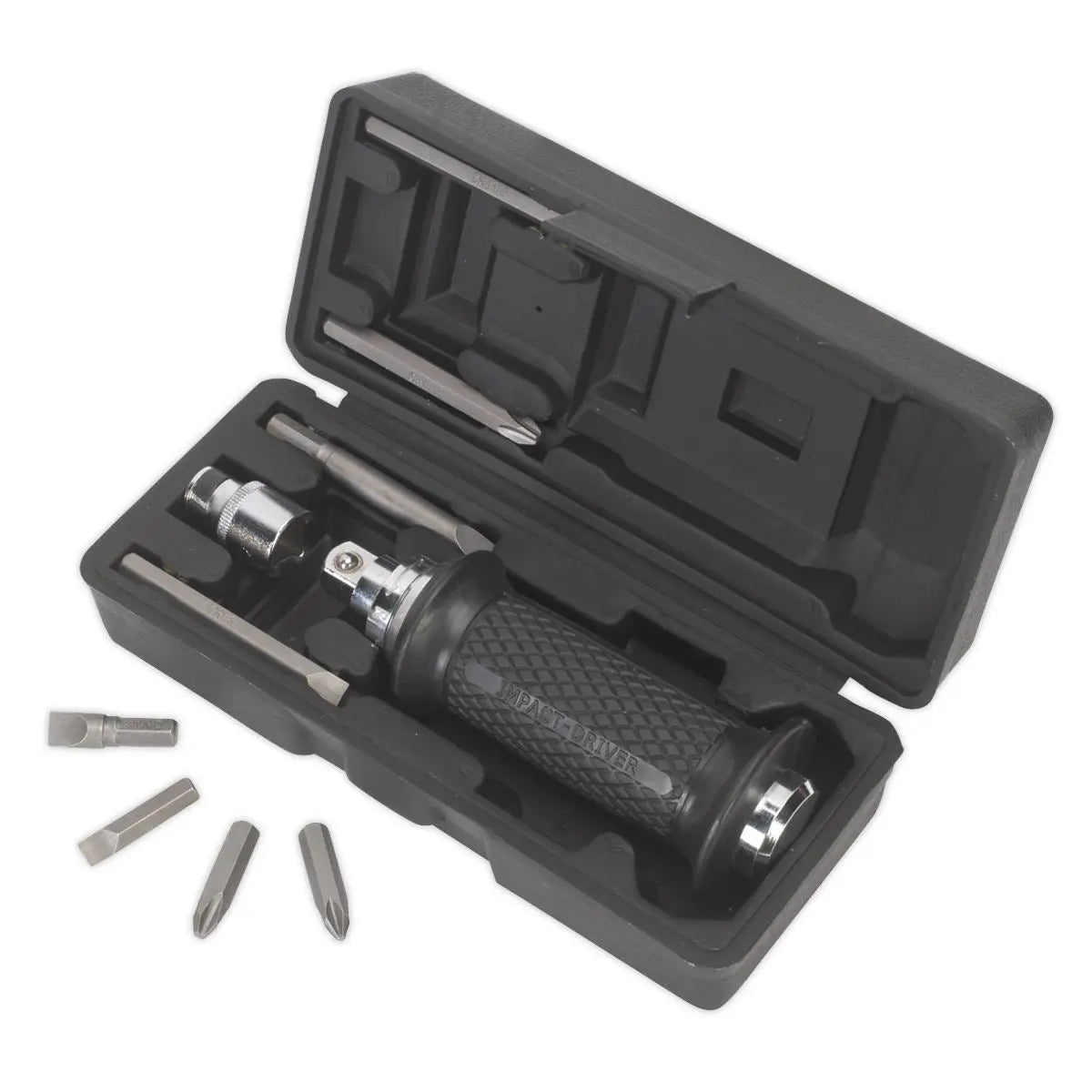 Siegen by Sealey Impact Driver Set 10pc Protection Grip 