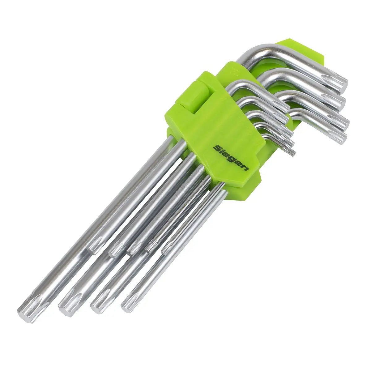 Siegen by Sealey Key Set TRX-Star* Long 9pc  White Rose Tools