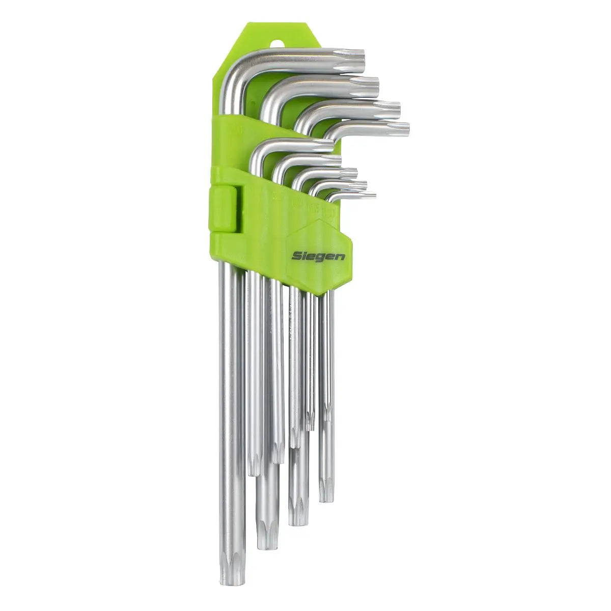 Siegen by Sealey Key Set TRX-Star* Long 9pc  White Rose Tools