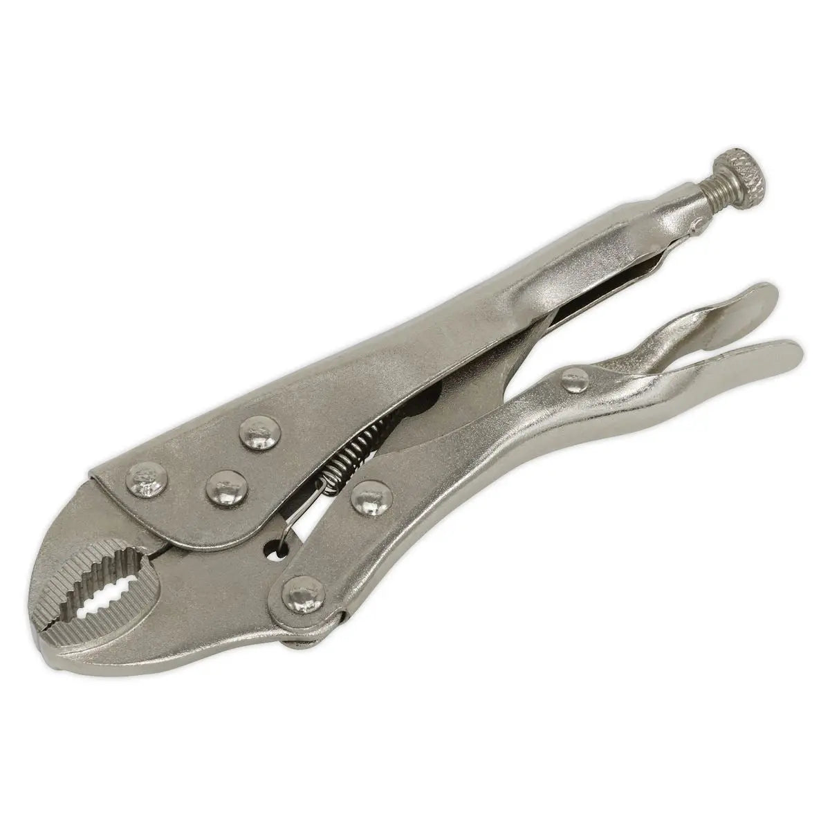 Siegen by Sealey Locking Pliers 175mm Curved Jaw 