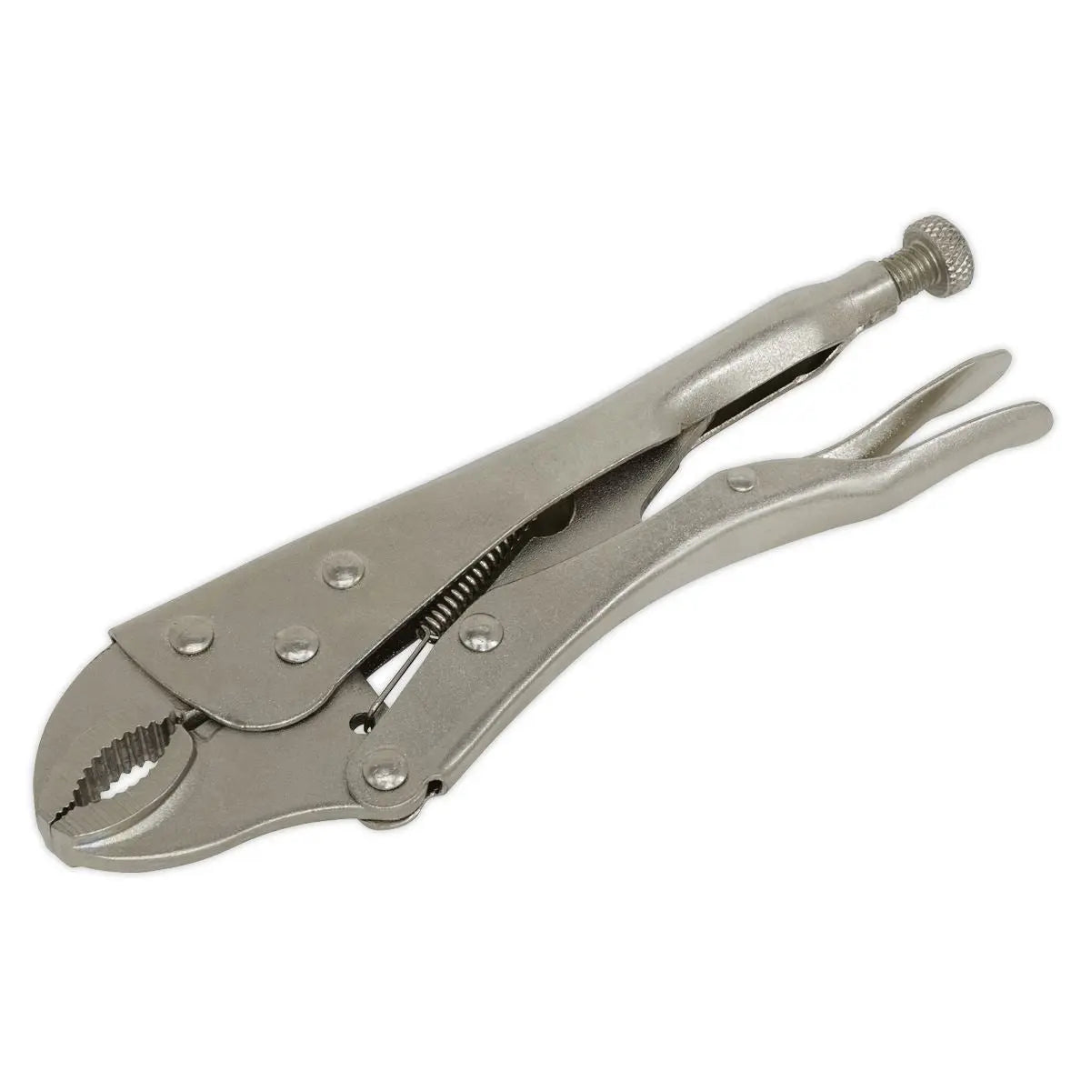 Siegen by Sealey Locking Pliers 215mm Curved Jaw 